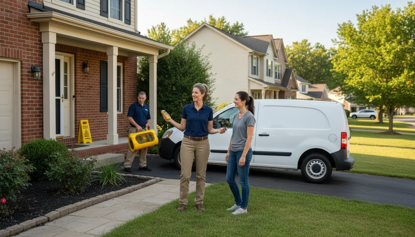 Water restoration image for Home Water Damage Repair in Clayton, WA